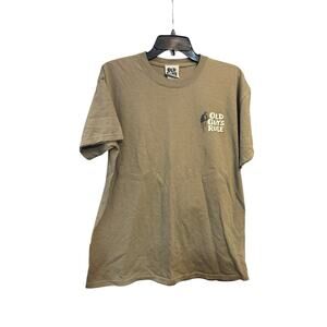 Old Guys Rule John Wayne Graphic Men's Medium Short Sleeve T-Shirt Brown